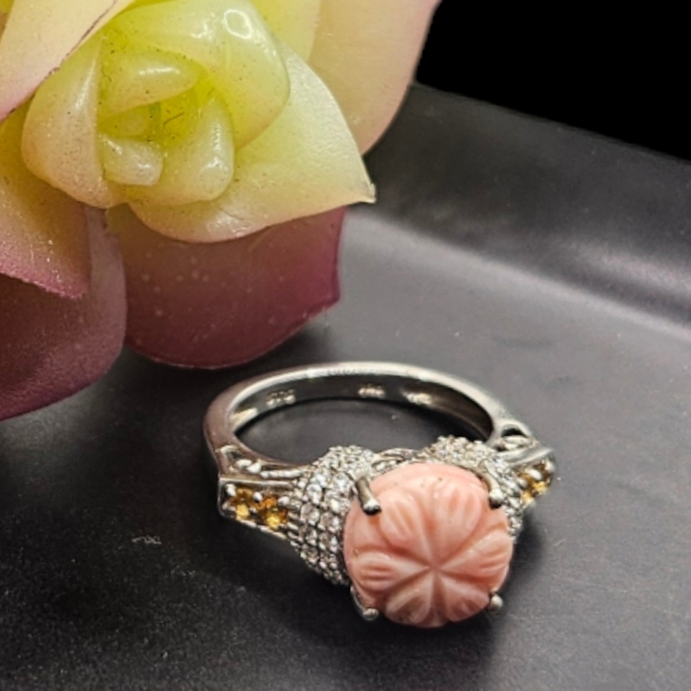 Pink Opal Ring